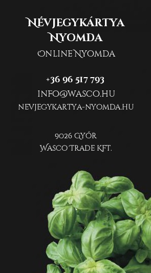 Bazsalikom fekete háttéren